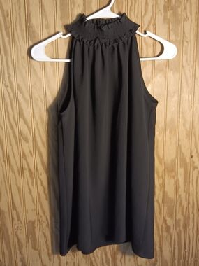 JODIFL Black Sleeveless Blouse